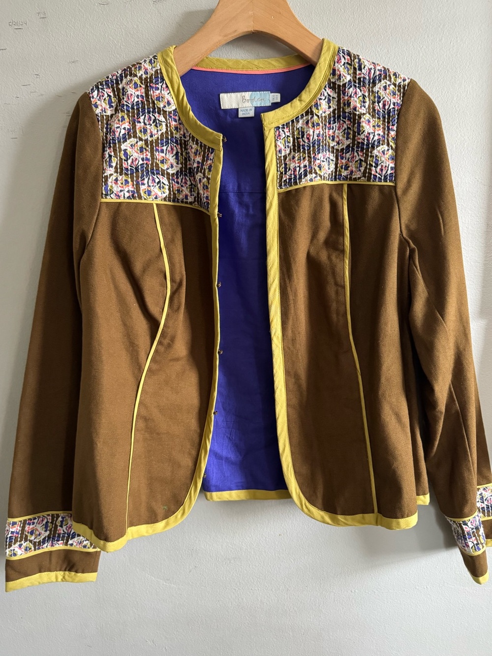 Boden cotton blazer jacket size 6 - Picture 2 of 10